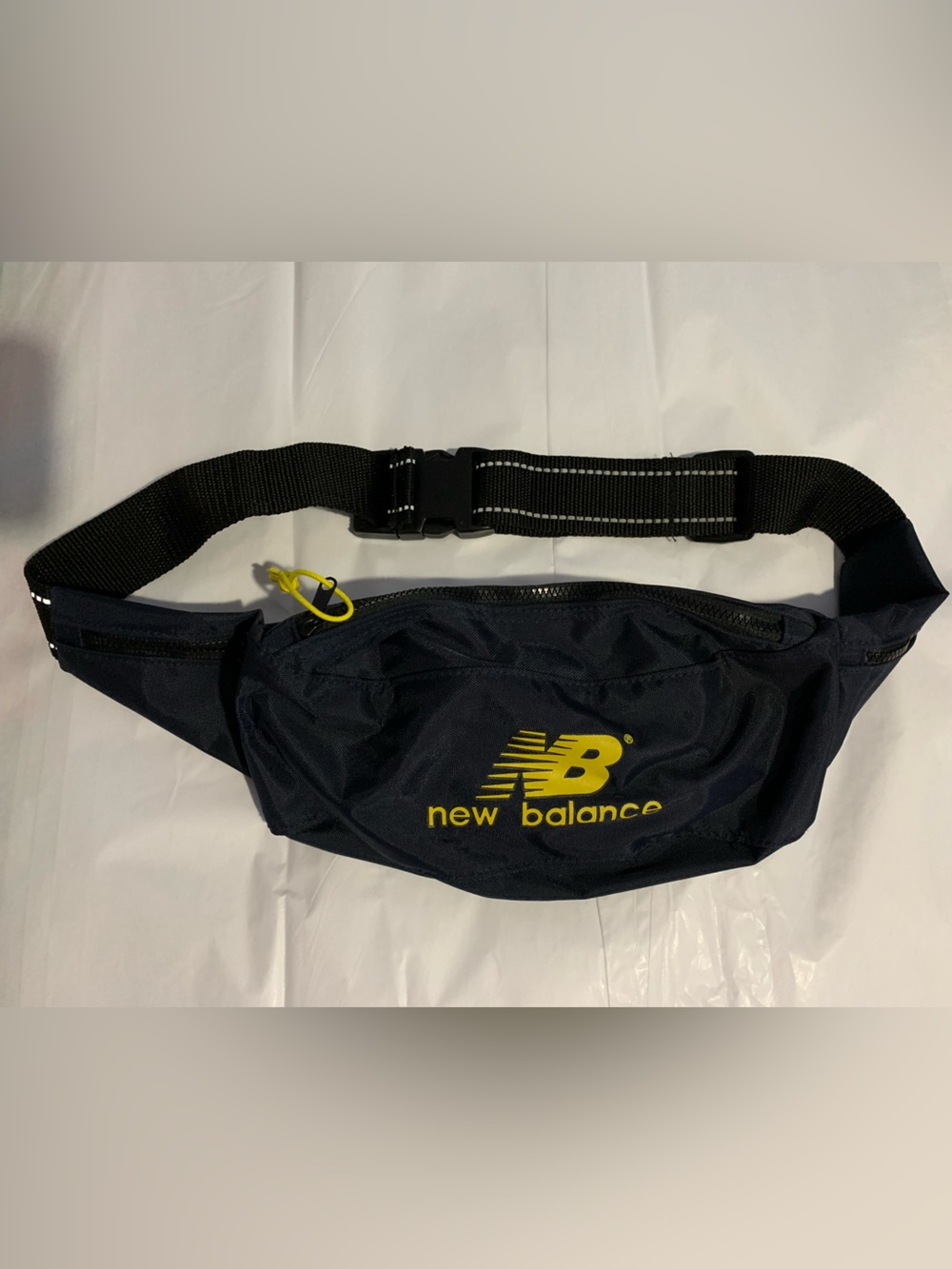 New Balance Waist Bag Belt Bag Fanny Pack Black & Yellow